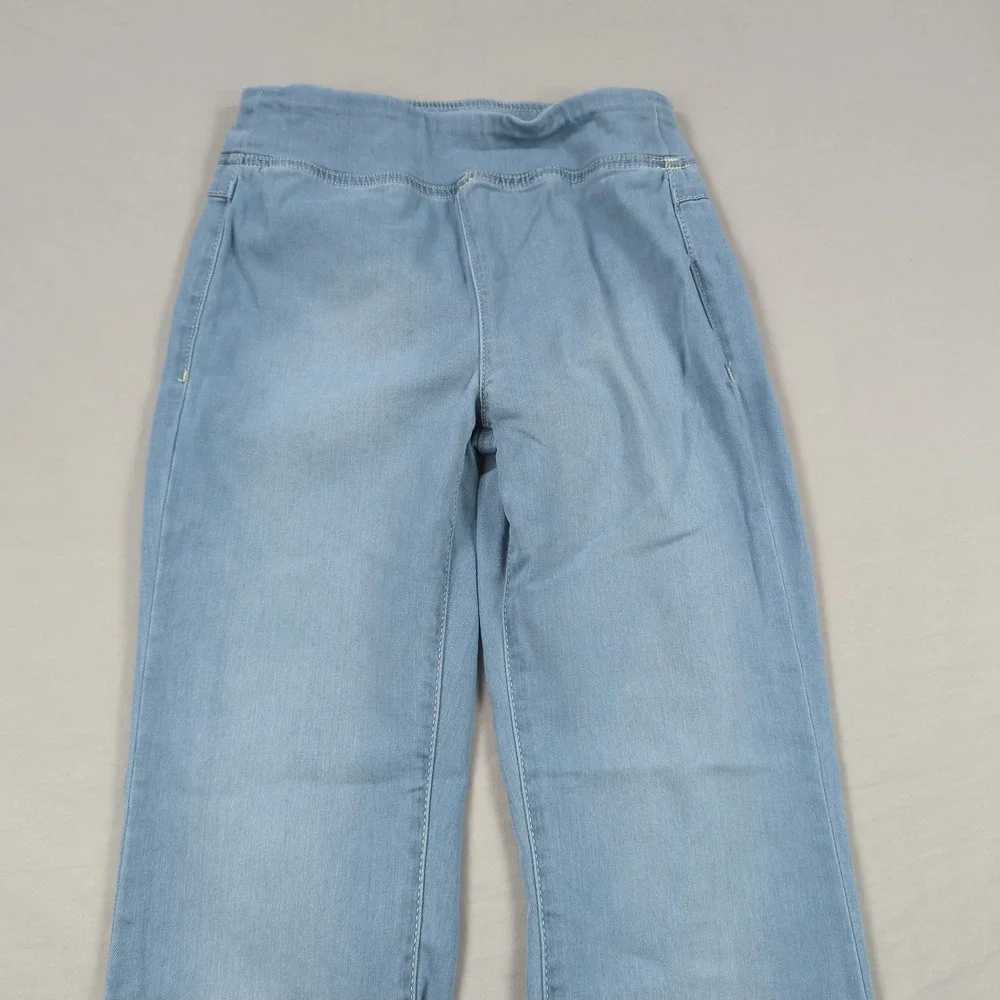 Free People Jeans‎ Womens XS 24 Blue Boot Cut Cropped In My Feelings Stretch